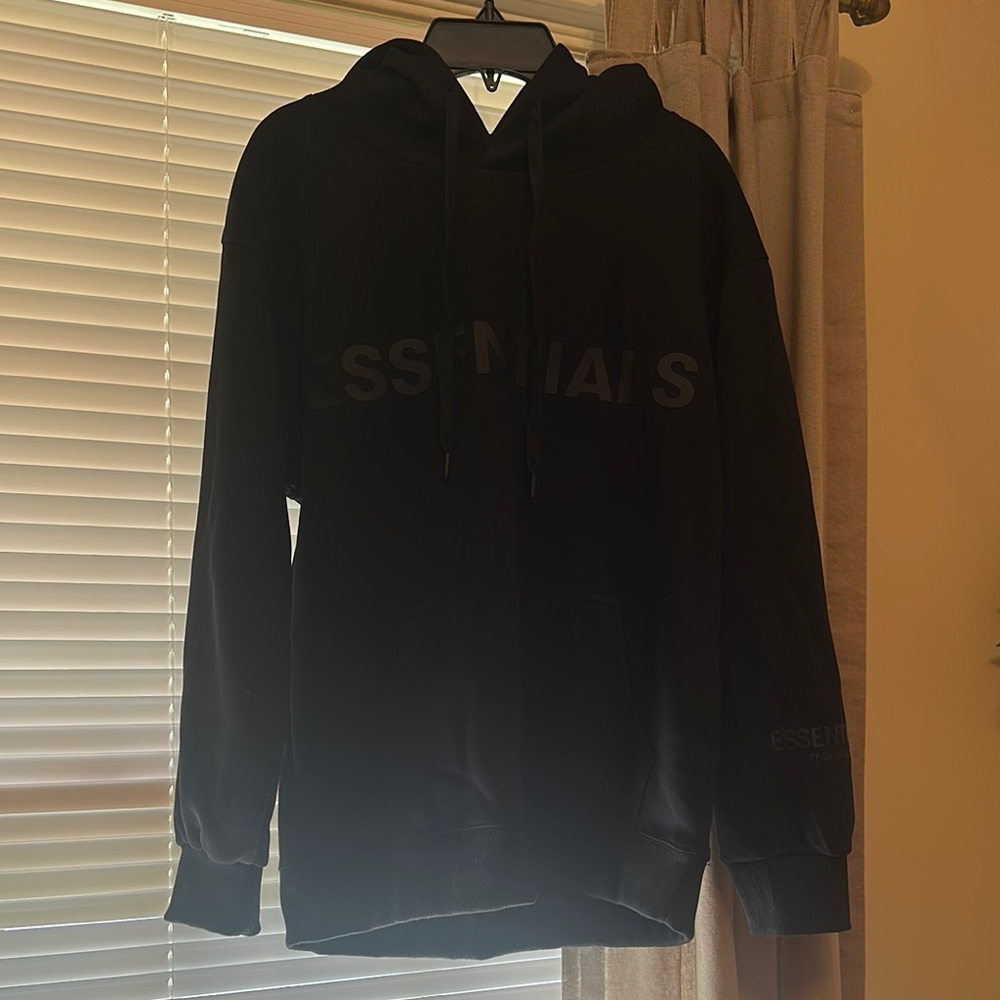 Essentials Black Hoodie
